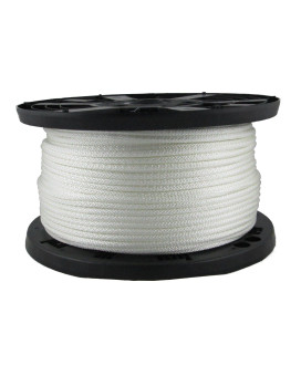 Qnr 14 Inch Knotrite Nylon Rope 500 Foot Spool 100 Nylon Solid Braid Dyeable Industrial Grade High Uv And Abrasion