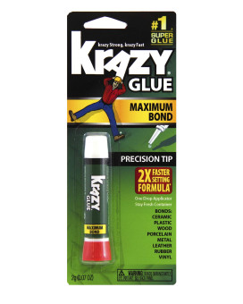 Krazy Glue Max Bond Super Glue Precision Tip 2 G