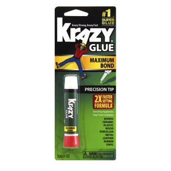 Krazy Glue Max Bond Super Glue Precision Tip 2 G