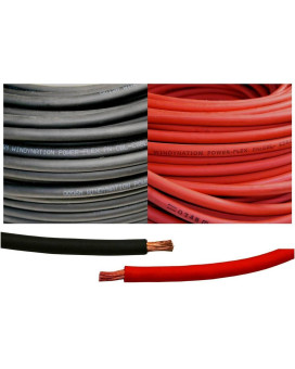 2 Gauge 2 Awg 15 Feet Black 15 Feet Red 30 Feet Total Welding Battery Pure Copper Flexible Cable Wire Car Inverter Rv S