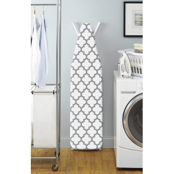 Whitmor Deluxe Ironing Board Cover And Pad Ironing Board Not Included Medallion Grey