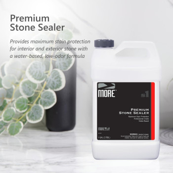 More Premium Stone Sealer Waterbased Protectant Granite Marble Concrete Grout Sealer For Indoor Outdoor Use Prote