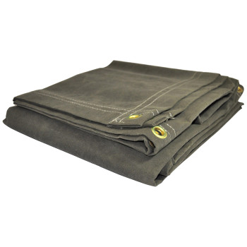 Dry Top 60812 Canvas Tarp 8X12 Feet Olive Green Drab