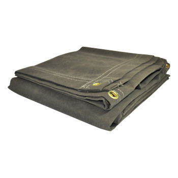 Dry Top 61224 Canvas Tarp 12X24 Feet Olive Green Drab