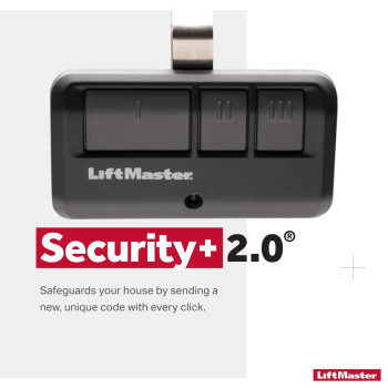 Liftmaster 893Lm Security 20 3Button Visor Clip Garage Door Opener Remote Control Pack Of 2