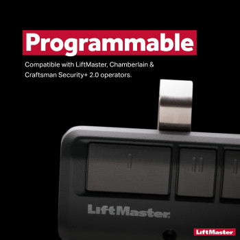 Liftmaster 893Lm Security 20 3Button Visor Clip Garage Door Opener Remote Control Pack Of 2