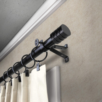 Lee Curtain Rod 120170 Inch Black