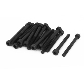 Uxcell M4 X 40Mm 129 Alloy Steel Hex Socket Head Cap Screws Bolt Black 22Mm Thread Length 20Pcs