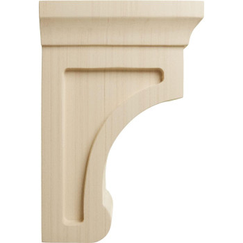 Ekena Millwork Bktw02X04X06Gorw Small Gomez Wood Wood Brackets 2 12W X 4D X 6H Rubberwood