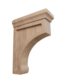 Ekena Millwork Bktw02X06X08Gogm Medium Gomez Wood Wood Brackets 2 12W X 6D X 8H Mahogany