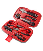 Household Hand Tools 9Piece Tool Set Includes Adjustable Wrench Screwdriver Pliers And More Tool Kit For The Home Offic