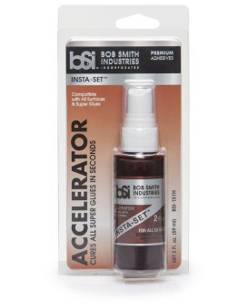 Bob Smith Industries Bsi151H Instaset Super Glue Accelerator Clear 2 Fl Oz