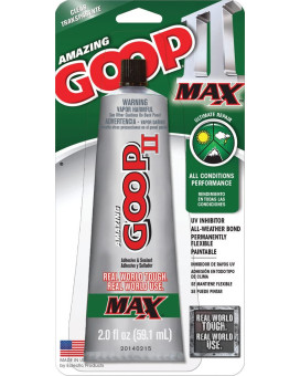 Amazing Goop Ii Max High Strength Ultimate Repair Glue 2 Oz