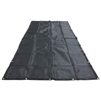 Mytee Products 7 X 16 Dump Truck Vinyl Coated Mesh Tarps Cover With 5 Inch 18Oz Double Pocket