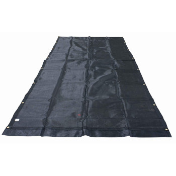 Mytee Products 7 X 14 Dump Truck Vinyl Coated Mesh Tarps Cover With 5 Inch 18Oz Double Pocket