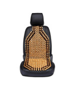 Zento Deals Wood Beaded Comfort Seat Cushion Seat Cover Double Strung Ultra Comfort Massaging Car Seat Cushion For Car Truck