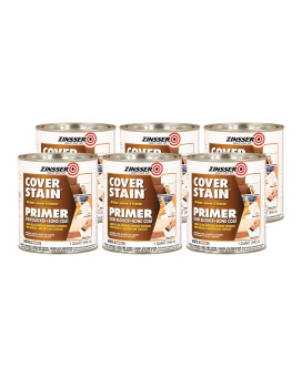 Rustoleum 3504 Zinsser Cover Stain Oil Based Primer White 6 Can Of Paint