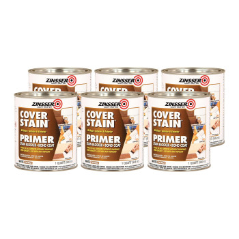 Rustoleum 3504 Zinsser Cover Stain Oil Based Primer White 6 Can Of Paint