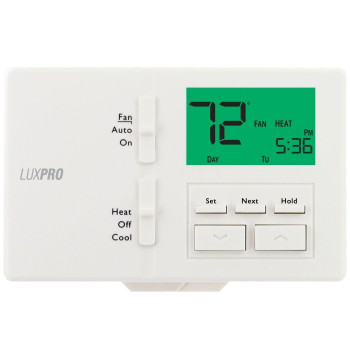 Lux Pro P711 Programmable 7 Day Thermostat For Home Use 1 Heat 1 Cool