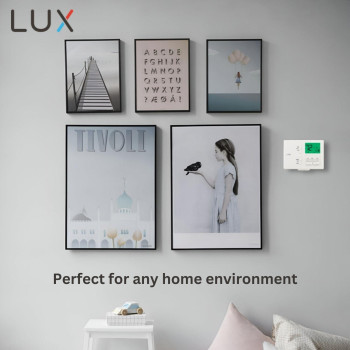 Lux Pro P711 Programmable 7 Day Thermostat For Home Use 1 Heat 1 Cool