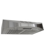 Kobe Chx3836Sqbd3 Brillia 36Inch Ductless Under Cabinet Range Hood 3Speed 400 Cfm Led Lights Baffle Filters Stainless St