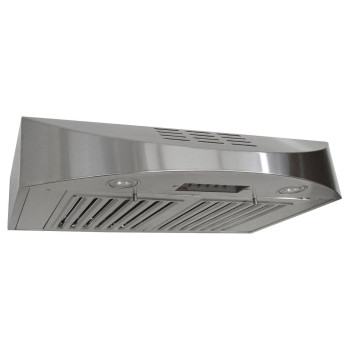 Kobe Chx3830Sqbd3 Brillia 30Inch Ductless Under Cabinet Range Hood 3Speed 400 Cfm Led Lights Baffle Filters