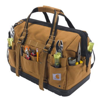 Carhartt Legacy Tool Bag 18Inch W Molded Base Carhartt Brown