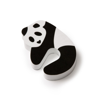 Mommys Helper Panda Door Pinch Guard Blackwhite