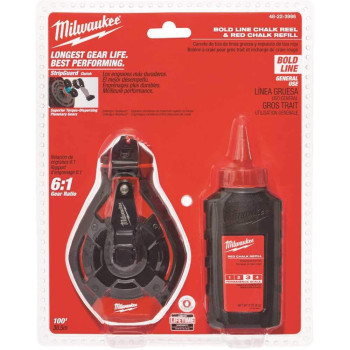 Milwaukee Elec Tool 48223986 Bold Line Chalk Reel