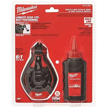 Milwaukee Elec Tool 48223986 Bold Line Chalk Reel