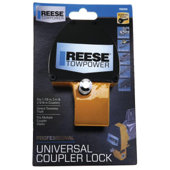 Reese Towpower 7066900 Professional Universal Coupler Lock Black