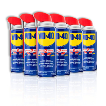 Wd40 Multiuse Product With Smart Straw Sprays 2 Ways 8 Oz 6Pack