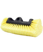 Carcarez 10 Car Wash Brush Head With Soft Bristle For Auto Rv Truck Boat Camper Exterior Washing Cleaning Yellow