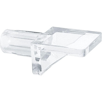 Primeline U 10144 14 In Clear Plastic 5 Lbs 8Pack Shelf Support Peg