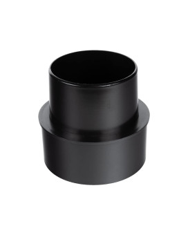 Powertec 70170 5 To 4 Reducer Dust Collection Fitting Abs Plastic Black