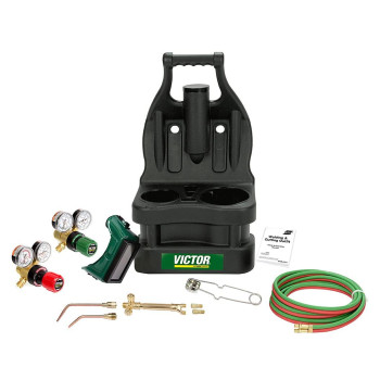 Esab Victor 03840945 G150 Jp Light Duty Gas Welding Outfit Tote Kit Without Tanks R150200R150540 Gas Regulators 10301Fp