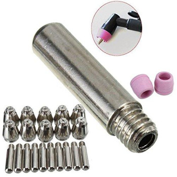 24Pcs Sg55 Ag60 Wsd60 Plasma Cutter Cutting Torch Tip Nozzles Consumables Kit