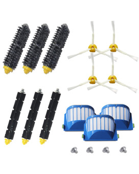 Amyehouse Accessory Replacement Kit Bristle Beater Side Brushes Aero Vac Filters Compatible With Irobot Roomba 600 Series 58