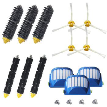 Amyehouse Accessory Replacement Kit Bristle Beater Side Brushes Aero Vac Filters Compatible With Irobot Roomba 600 Series 58