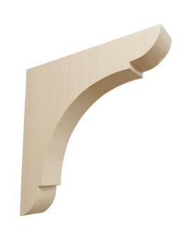 Ekena Millwork Bktw01X10X10Olrwcase6 Large Olympic Wood Wood Brackets 1 34W X 10D X 10H 6Pack Rubberwood