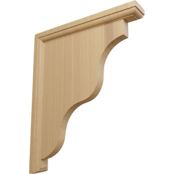 Ekena Millwork Bkt01X09X11Hachcase6 Hamilton Traditional Wood Brackets 1 12W X 9D X 11H 6Pack Cherry