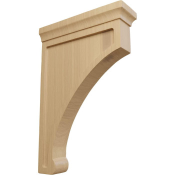 Ekena Millwork Bktw02X08X12Gochcase6 Extra Large Gomez Wood Wood Brackets 2 12W X 8D X 12H 6Pack Cherry