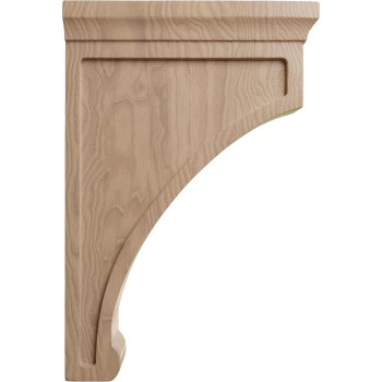 Ekena Millwork Bktw02X08X12Gogmcase6 Extra Large Gomez Wood Wood Brackets 2 12W X 8D X 12H 6Pack Mahogany