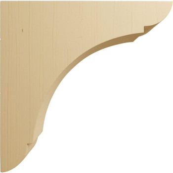 Ekena Millwork Bktw01X06X06Olalcase2 Small Olympic Wood Wood Brackets 1 34W X 6D X 6H 2Pack Alder