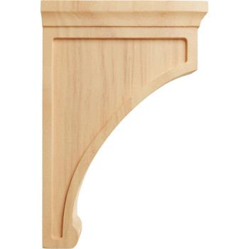 Ekena Millwork Bktw02X08X12Gorocase6 Extra Large Gomez Wood Wood Brackets 2 12W X 8D X 12H 6Pack Red Oak