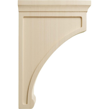 Ekena Millwork Bktw02X08X12Gorwcase6 Extra Large Gomez Wood Wood Brackets 2 12W X 8D X 12H 6Pack Rubberwood