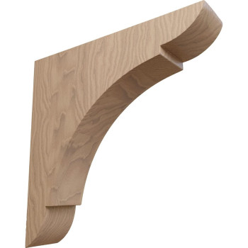 Ekena Millwork Bktw01X08X08Olgmcase6 Medium Olympic Wood Wood Brackets 1 34W X 8D X 8H 6Pack Mahogany