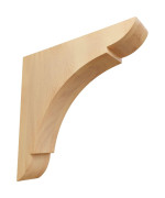 Ekena Millwork Bktw01X08X08Olrocase2 Medium Olympic Wood Wood Brackets 1 34W X 8D X 8H 2Pack Red Oak