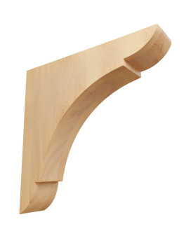 Ekena Millwork Bktw01X08X08Olrocase2 Medium Olympic Wood Wood Brackets 1 34W X 8D X 8H 2Pack Red Oak