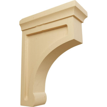 Ekena Millwork Bktw02X06X08Goalcase6 Medium Gomez Wood Wood Brackets 2 12W X 6D X 8H 6Pack Alder